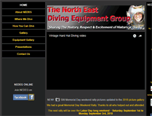 Tablet Screenshot of northeastdivingequipmentgroup.com